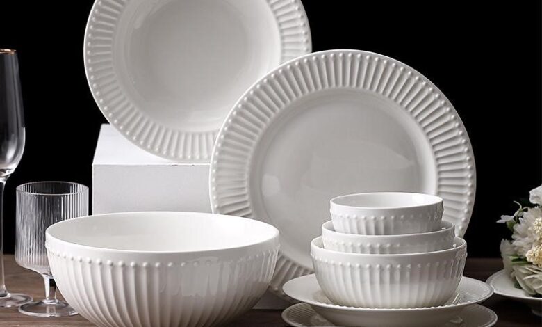 Golfe Industry: A Modern Bone China Dinner Set For Your Business